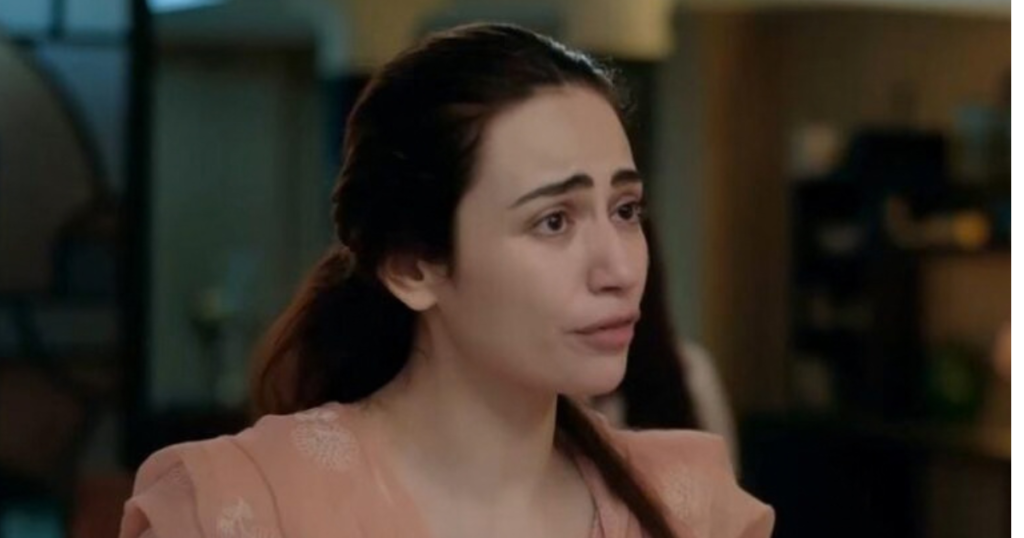 Ansa questioning Anas about the hidden truth in Bas Tera Saath Ho latest episode