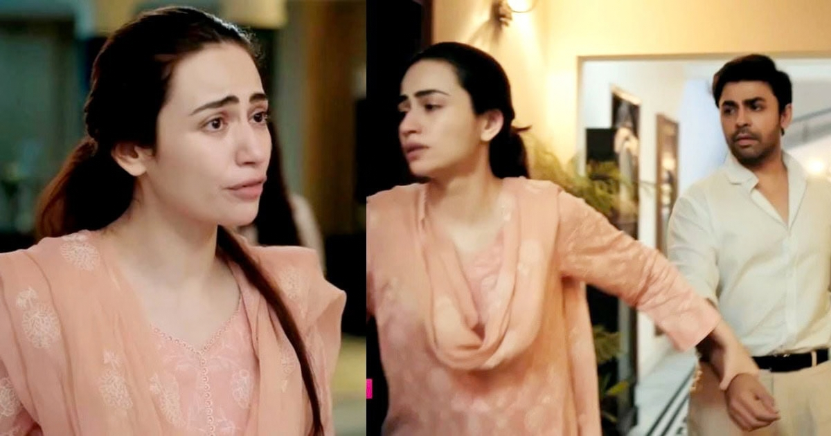 Ansa confronting Anas in Bas Tera Saath Ho latest episode before kicking him out of the house