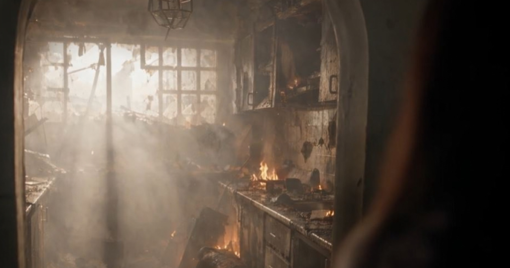 Gas cylinder explosion scene in Gulbahar latest episode