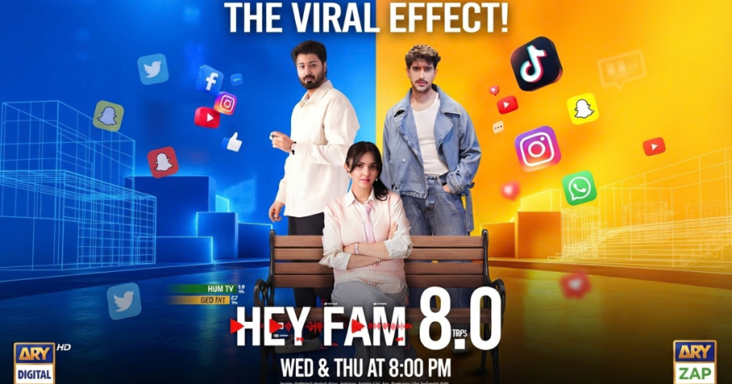 Hey Fam drama review promotional still from the new ARY Digital series
