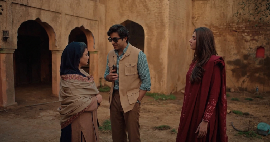 Zaryab, Abu Bakar and Khushbakth during their village visit in Dar e Nijat