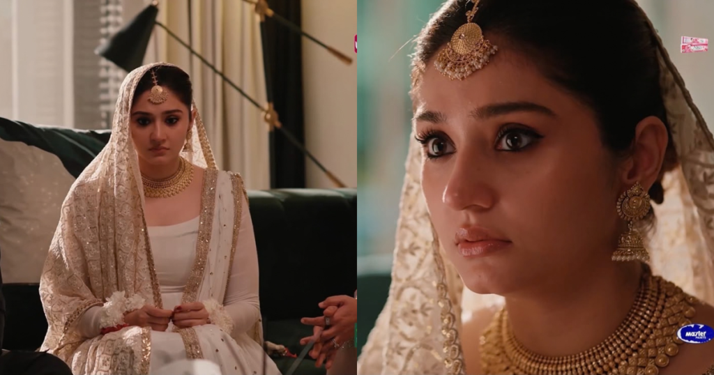 Zaryab visibly lost during her nikkah in Dar e Nijat latest episode