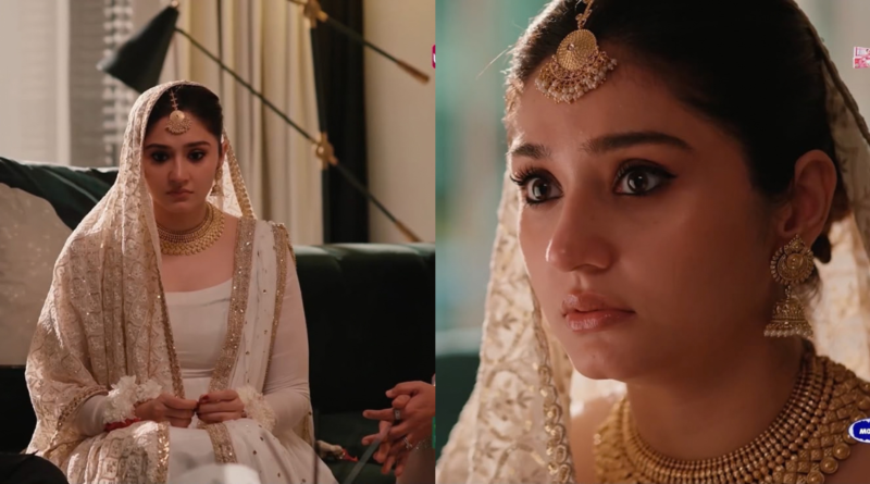 Zaryab visibly lost during her nikkah in Dar e Nijat latest episode