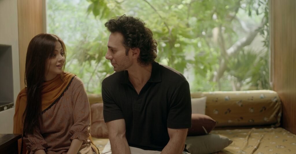 Diya and Shehryar smiling together as their bond grows in Gulbahar episode 12
Caption: Diya is allowed to love her husband, and the drama lets her