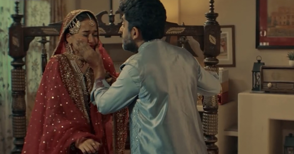 Billo as a bride alongside her brother in Mitti De Baway latest episode