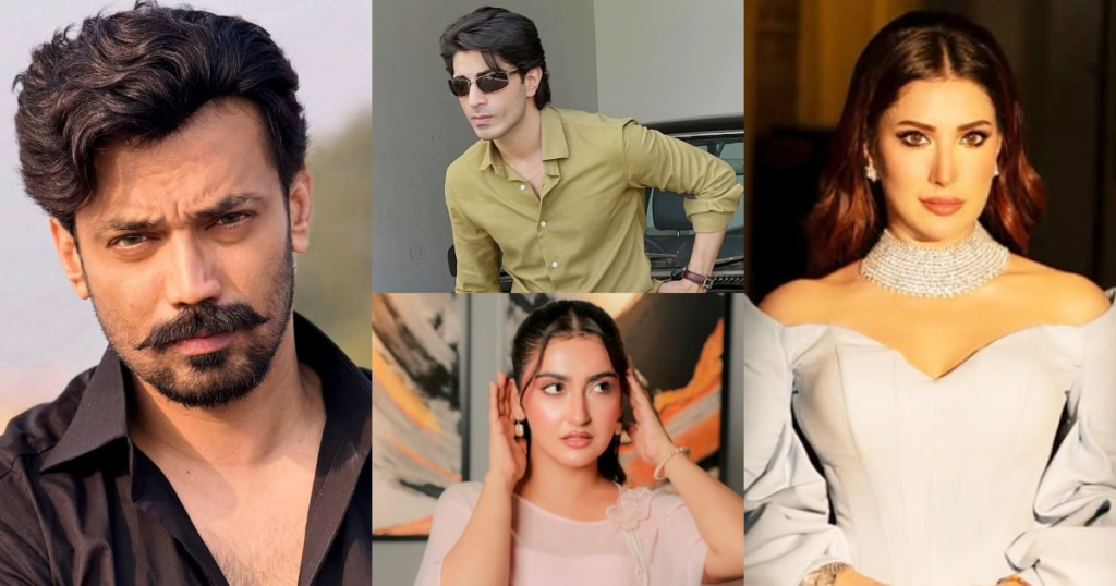 Rutba drama cast featuring Mehwish Hayat, Hiba Bukhari, Talha Chahour, Zahid Ahmed, and Ali Tahir