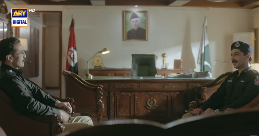 ASP Hadi meeting the SP and refusing favors in Rutba episode 3